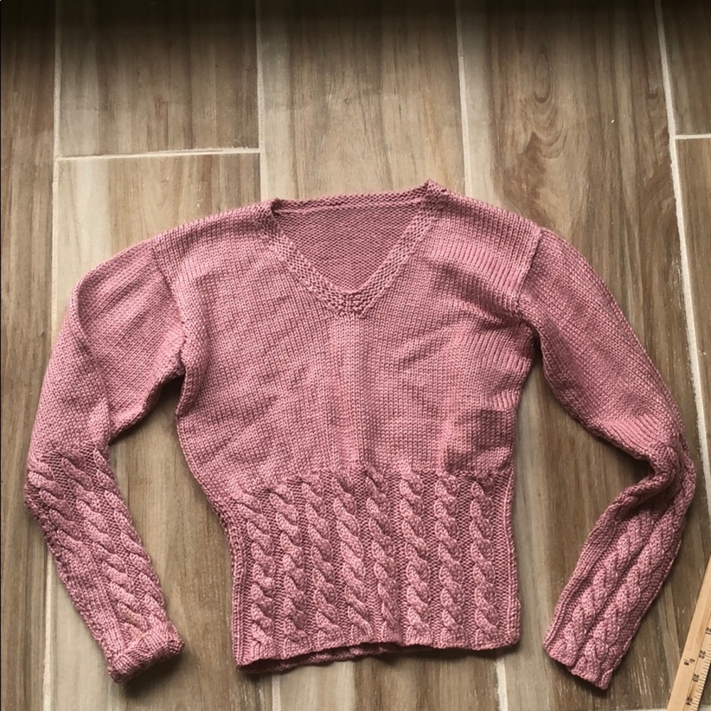 Cute pink sweater